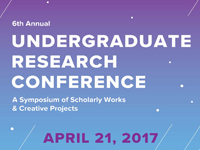 The Undergraduate Research Conference will take place on April 21.