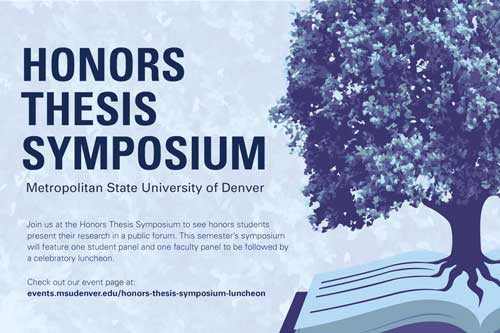 Honors Symposium poster