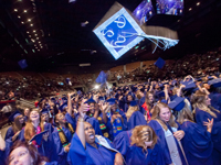 MSU Denver students at Commencement