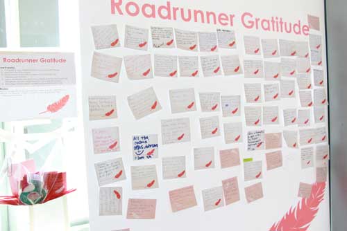 Gratitude wall