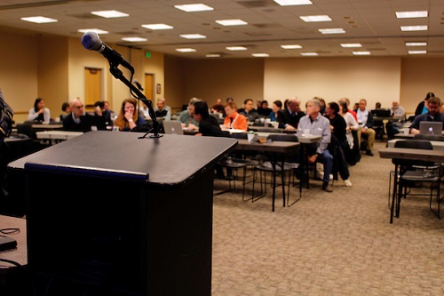 Faculty senate meeting