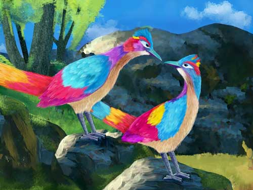 Roadrunner painting