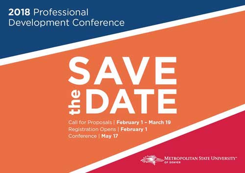 Professional Development Conference Save the Date