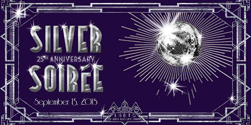 Banner for 25th Anniversary LGBTQ Silver Soirée