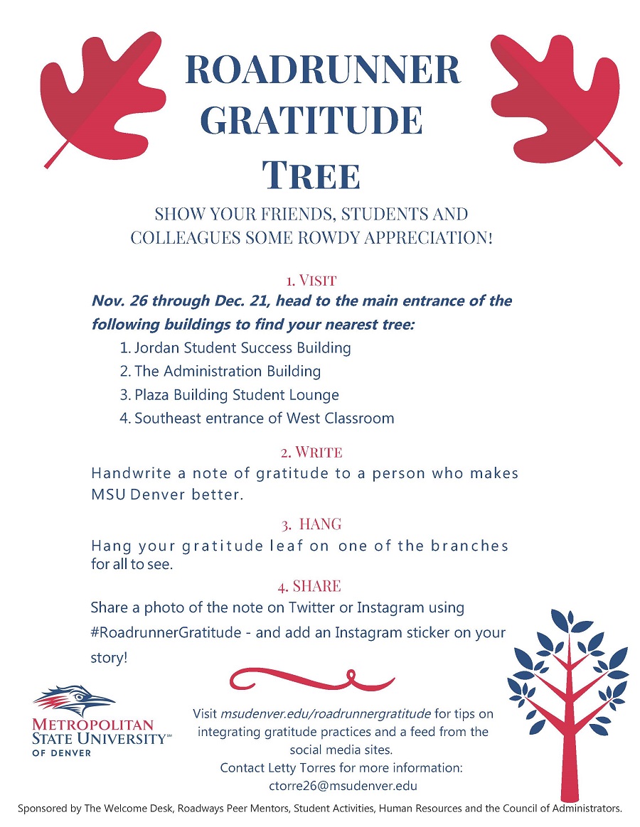 Gratitude flyer