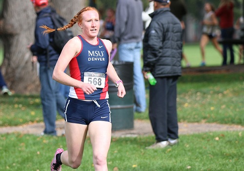 MSU Denver cross country runner Rautter