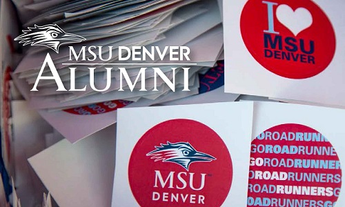 MSU Denver alumni stickers