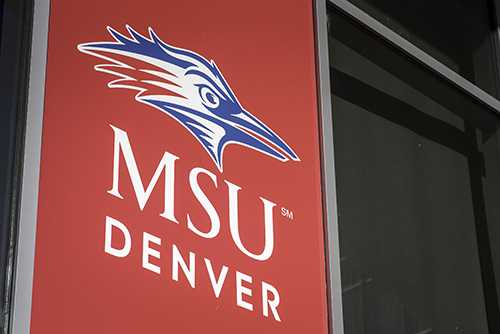 MSU Denver sign