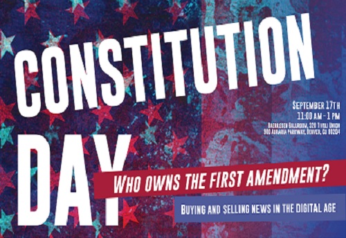 Poster advertising Constitution Day