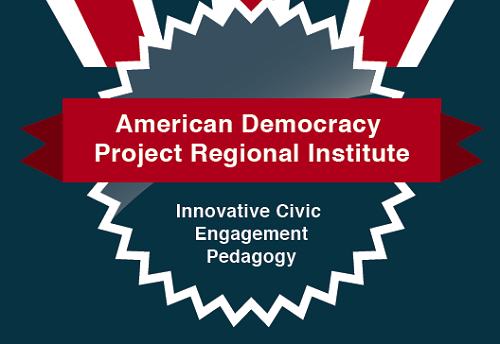 Graphic announcing American Democracy Project Regional Institute