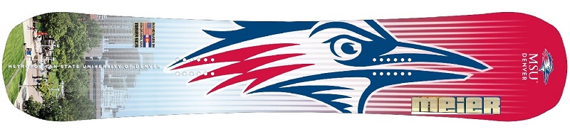 MSU DEnver snowboard