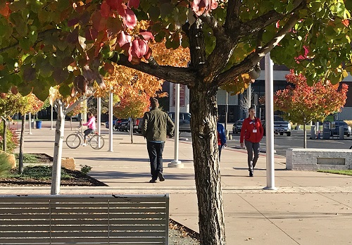 People walking on Auraria campus