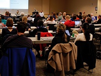 Faculty Senate meeting in progress