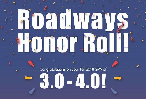 Roadways Honor Roll flyer