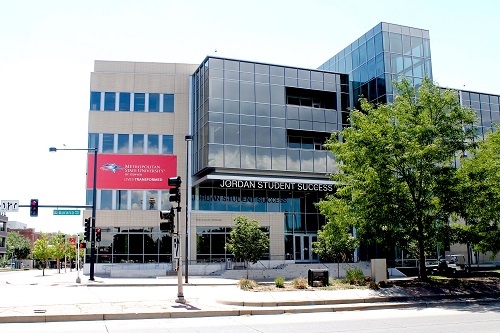 Exterior of Jordan Student Success Building