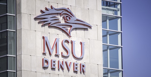 MSU Denver sign