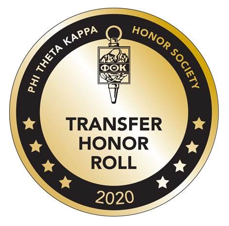 Transfer Student Honor Roll seal