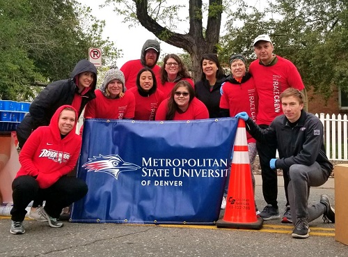 2019 Colfax Marathon participants representing MSU Denver.