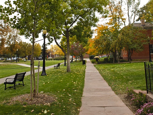 9th Street Park in fall.