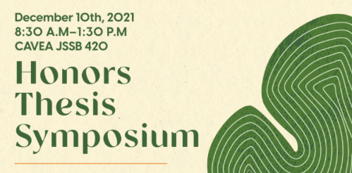 Flyer for Honors Thesis Symposium